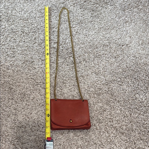Madewell NWT aElegant Brown Leather Crossbody Bag - Picture 13 of 14